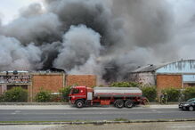 Incêndio em armazéns nas Caldas da Rainha	