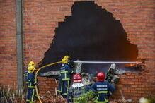 Incêndio em armazéns nas Caldas da Rainha	