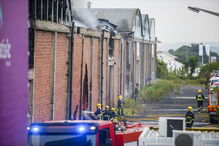 Incêndio em armazéns nas Caldas da Rainha	