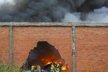 Incêndio em armazéns nas Caldas da Rainha	