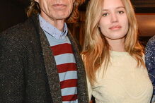 Georgia May e o pai Mick Jagger