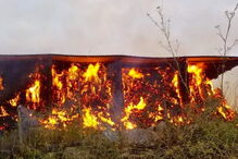 Telheiro com palha arde no Alandroal e provoca 50 mil euros de prejuízo