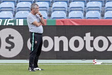 Treino da Seleção Nacional antes do jogo com a Croácia