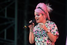 A cantora britânica Lily Allen