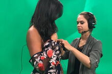 A atriz Rita Pereira