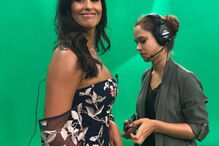 A atriz Rita Pereira