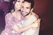 A modelo Sury Cunha com o atleta Ricardo Ribeiro