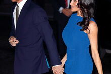  Meghan Markle em cerimónia com Harry