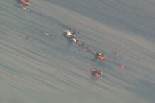  Força Aérea salva 150 após naufrágio no Mediterrâneo central