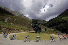 Ciclistas na 15ª etapa na Volta a Espanha de 2018