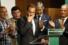 Frederico Varandas tomou ontem posse como 43º presidente do Sporting, no auditório do Estádio José Alvalade 