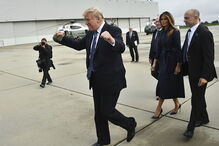 Donald Trump durante homenagem a vítimas do 11 de setembro