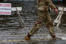 As imagens da passagem do Furacão Florence pelos Estados Unidos 