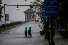 As imagens da passagem do Furacão Florence pelos Estados Unidos 