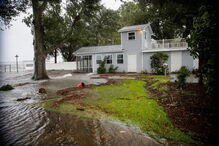 As imagens da passagem do Furacão Florence pelos Estados Unidos 