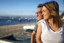 Carlos Areia e a namorada