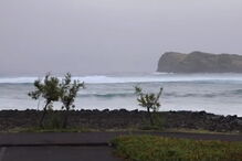 Imagens mostram violência da tempestade Helene nos Açores