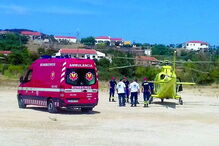 Helicóptero transportou homem em Silves 