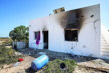 Uma das divisões ficou destruída pelo incêndio e a casa no núcleo dos Hangares está praticamente inabitável  