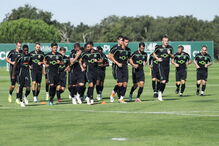 Treino do Sporting em Alcochete