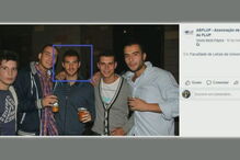 Rui Pinto à esquerda. Ao centro, está João Monteiro