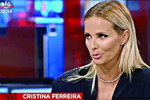 A apresentadora Cristina Ferreira