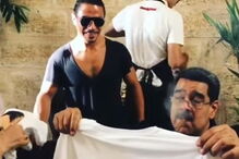 Maduro apanhado a fumar charuto em restaurante de luxo