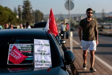 Protesto dos taxistas condicionou trânsito em Faro