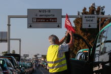 Protesto dos taxistas condicionou trânsito em Faro