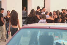 Igreja Paroquial da Moita, onde decorre o velório de Açucena Patrícia