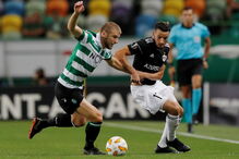 Momento do jogo Sporting - Qarabag, para a Liga Europa