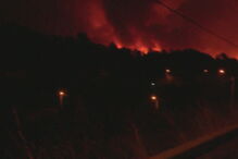 Incêndio lavra em Aldeias de Alijó