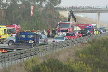 Colisão frontal no IC8 faz oito mortos em Pombal 
