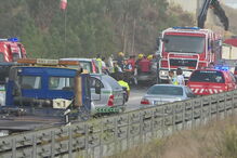 Colisão frontal no IC8 faz oito mortos em Pombal 