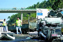 Acidente brutal mata seis pessoas em Pombal