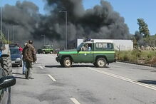 Incêndio consome sucata em Gondomar