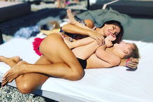 Evelina Bledans é mãe de Sioma, um menino que sofre de Síndrome de Down