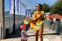 Evelina Bledans é mãe de Sioma, um menino que sofre de Síndrome de Down