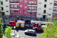 Incêndio em infantário localizado na Avenida de Roma, em Lisboa