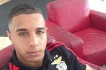 Bilal Ould-Chikh nos tempos em que representava o Benfica