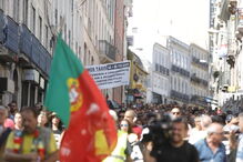 Taxistas em protesto