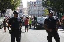 Taxistas em protesto