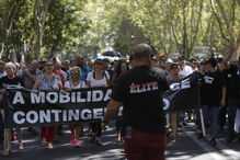 Taxistas em protesto