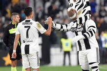 Ronaldo em ação pela Juventus contra  oBolonha