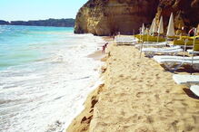 Praias em Portimão perdem muita areia