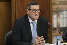Augusto Baganha durante a audição no Parlamento