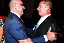 Octávio Ribeiro, diretor-geral do CM e da CMTV, e Jorge Marecos, administrador da produtora SP Televisão