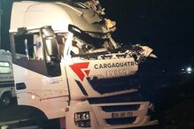 Colisão entre dois pesados em Ourique