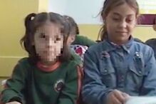 Halime Cuma, refugiada síria, de 11 anos