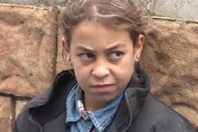 Halime Cuma, refugiada síria, de 11 anos